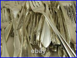 100 SALAD FORKS Mixed Vintage Silverplate POLISHED Crafting Lot Bulk Wedding