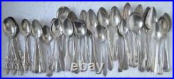 100 VINTAGE CRAFT GRADE SILVER PLATE Forks & Spoons