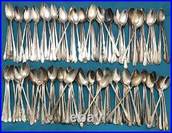 150+ Silverplated ICED TEA SPOONS 7 1/2 Antique to Vintage No Monogram
