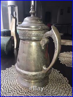 1878 Vintage Victorian Water Pitcher silver plated by WIlcox Silverplate