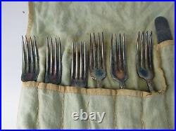 1908 Wildwood Oneida Community Reliance Plate Forks And Knife Set Vintage W. Clot