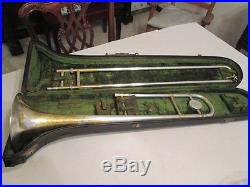 1925 Trombone-C. G. Conn-Gold & Silver plated-Vintage-T103