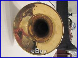 1925 Trombone-C. G. Conn-Gold & Silver plated-Vintage-T103