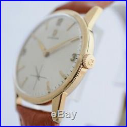 1960' Original Omega Beautiful Gold Plated Manual Wind Vintage Swiss Gents Watch