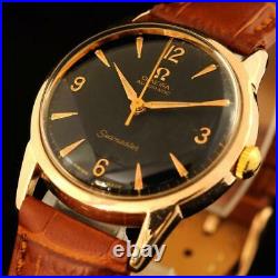1960 Swiss Omega Seamaster Ref 14704 Automatic Vintage Gold Plated Gents Watch