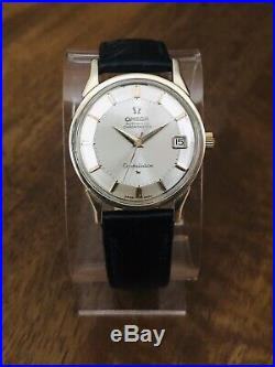 1962' Omega Constellation Calendar Original Deluxe Pie-pan Automatic Gold Plated