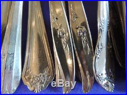 330 Silverplate Dinner Fork Flatware Craft Lot No Monograms Vintage Antique