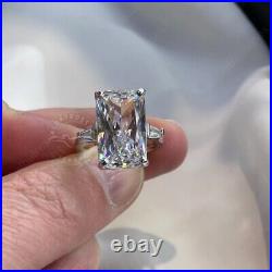 4.9Ct Specially Proposal & Engagement Prong Ring 14k White Gold Over For love