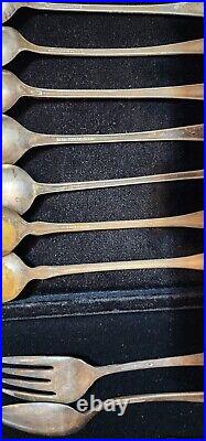 50 Pieces Mix Of Vintage Cutlery, Silver Plated, Famous Brands