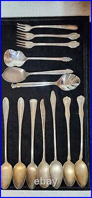 50 Pieces Mix Of Vintage Cutlery, Silver Plated, Famous Brands