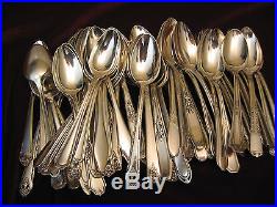 50 Vintage Silverplate Tea Spoon Wedding Restaurant Craft or Table Flatware Lot
