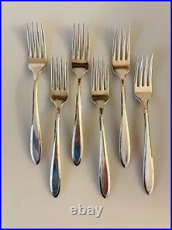 51 Piece 1939 Vintage Oneida Nobility Plate Reverie Silverware Original Papers