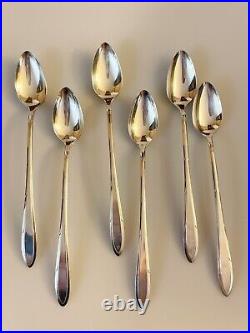 51 Piece 1939 Vintage Oneida Nobility Plate Reverie Silverware Original Papers