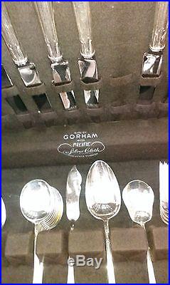 51piece Silver Plate Flatware Lady Caroline Circa 1933 Gorham Co Box Vintage
