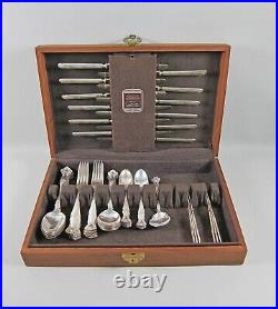 54pc Lot of International/Rogers Silver VINTAGE Silver Plated Flatware