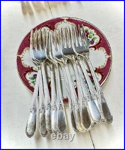 72 Forks CAKE Salad DESSERT Silverplate Place Settings 6 Matching Wedding VTG