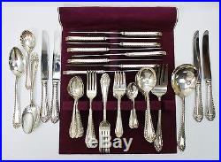 78 Pc. ESTATE Vintage 1940s 50s REED & BARTON Silverplate OLD LONDON Service 12