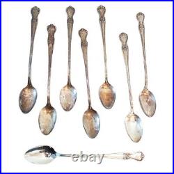 86 Pcs Old Company Silver-plate 1950 No Monogram Floral Pattern Flatware Mix