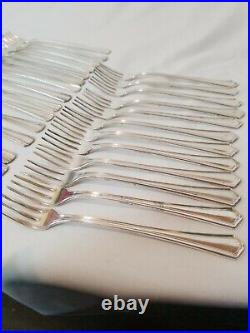 88pc Mixed Pattern Lot Vintage Silverplate Seafood Forks