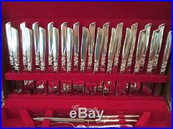 90 piece set! Vintage ROGERS COMMUNITY silverplate SOUTH SEAS pattern! LOVELY