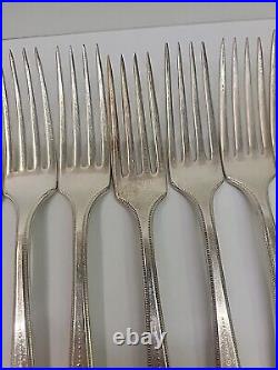 91 Pieces Vintage Oneida Community Plate Grosvenor Flatware Set No Monogram