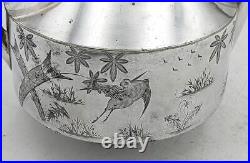 Aesthetic Movement Silver Plate Teapot Reg Mark 1879