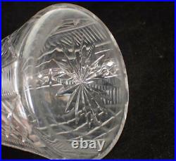 Antique Edwardian Silver Plate & Cut Glass Claret Jug