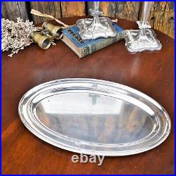 Antique Mappin & Webb Officers Silver Plate Waiters Tray Army Navy Ship Campaign