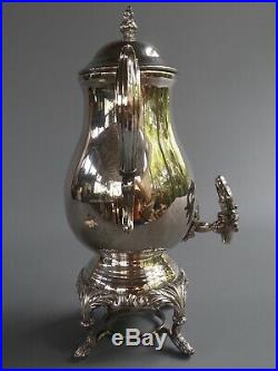 Antique VTG F B Rogers Silver Company 1883 Plated Coffee Urn Samovar 16 Tall