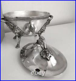 Antique Victorian Silver Plated Tureen C 1880