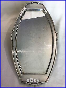 Antique Vintage Art Deco James Carr 1928-1949 Silver Plate Tray