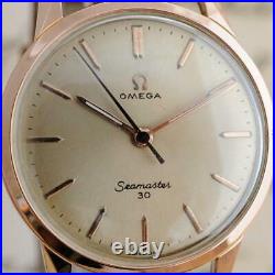 Authentic Omega Seamaster Manual Wind Cal 286 Gold Plated Vintage Gents Watch