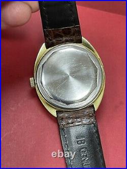 Authentic Vintage MOVADO Kingmatic HS360 Automatic Gold Plated Gold DIAL R2