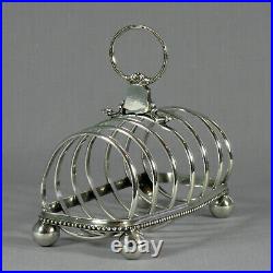 Authentic White Star Line Toast Rack Pre RMS Olympic Elkington Silver Plate 1903