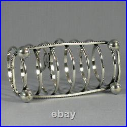 Authentic White Star Line Toast Rack Pre RMS Olympic Elkington Silver Plate 1903