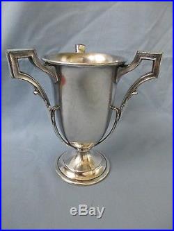 Baltimore Horse Racing Club Equestrian Silver Plate Trophy Maryland Vtg Antique