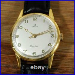 Beautiful Omega Gold Plated Manual Wind Vintage Watch Swiss Original 1962