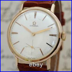 Beautiful Omega Swiss Gold Plated Original Dial Manual Wind Vintage 1963' Watch