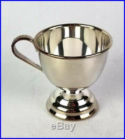 Beautiful Vintage E. P JAPAN Silver Plated Punch Bowl Set Bowl, Ladle and 12 Cups