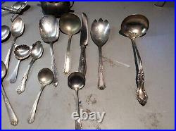 Big lot of Insico J A Henckels Cathedral SILVER PLATE Original and other brands