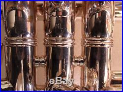 Brand New Vintage 1977 Los Angeles Benge 3X Trumpet in Silver Plate