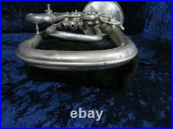 C. G. Conn 3 Valve Silver Bell Up Eb Alto Horn Ser#117041 Cool Vintage Horn