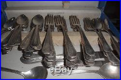 CASEY HOTEL Mixed Collection Vintage International Silver 45 pcs. Triple Plate