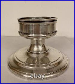 Candle holder vintage silver Plate, from sambonet italy Set 4 Pieces