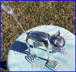 Cat Spoon Sculpture Figurine From Vintage Silverplate Flatware