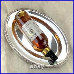 Christofle Malmaison Empire Oval Serving Platter Presentation Silver Plated 40cm