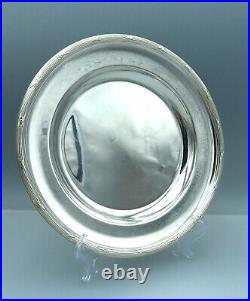 Christofle Rubans Large Charger Plate Round Presentation Tray Silver Plated 11