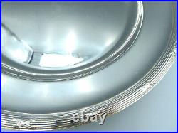 Christofle Rubans Large Charger Plate Round Presentation Tray Silver Plated 11