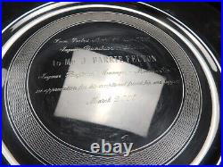 Christofle Silver Plated Tray Plate Jaguar Car Dealership Motorcar Automobilia