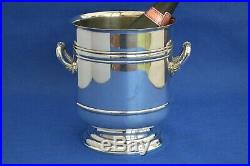 Christofle Sully Champagne Bucket Ice Wine Cooler Vintage Silver Plate